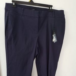 Lane Bryant navy blue ankle pants